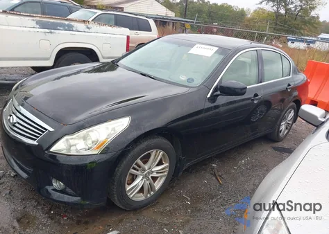 2013 Infiniti G37X z USA, uszkodzony, nr VIN JN1CV6AR2DM763413